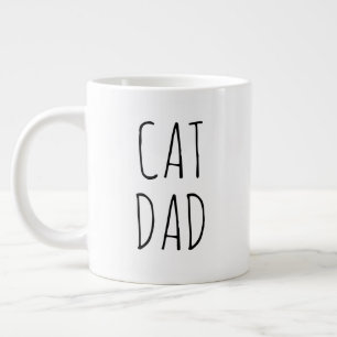 "Cat Vater" Einfaches modernes Bauernhaus Jumbo-Tasse