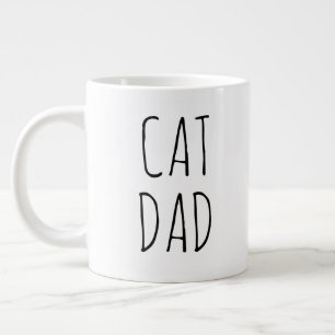 "Cat Vater" Einfaches modernes Bauernhaus Jumbo-Tasse