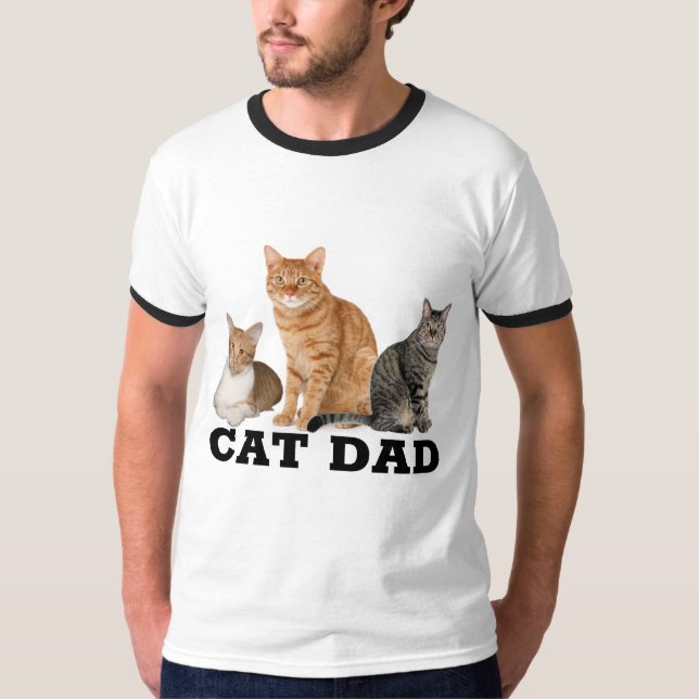CAT-VATER (Ginger Tabby)-T - Shirt (Vorderseite)