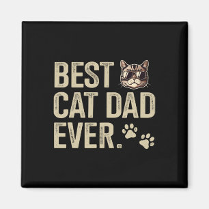 Cat Vater je für Vatertag Geburtstag Weihnachten Magnet
