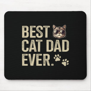 Cat Vater je für Vatertag Geburtstag Weihnachten Mousepad