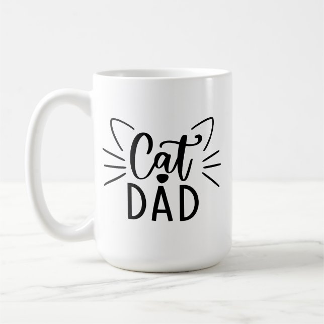 Cat Vater Kaffeetasse (Links)
