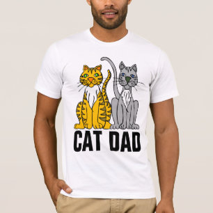 CAT-VATER-MÄNNER CAT-T - SHIRT