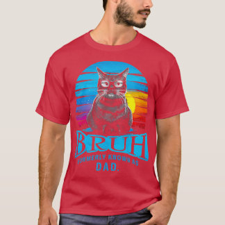 Cat Vater Men Fathday Design Geburtstag Best Vinta T-Shirt