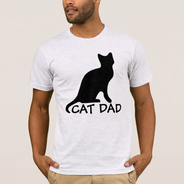 CAT VATER MENS T - SHIRT (Vorderseite)