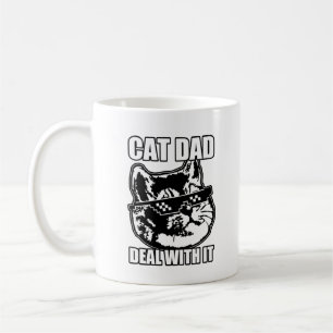Cat Vater mit It Heavy Breathing Cat Kaffeetasse