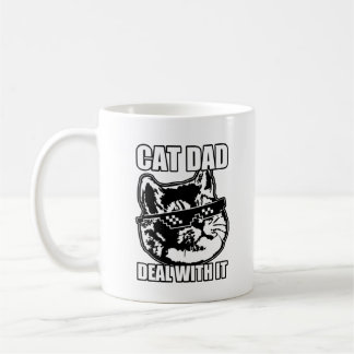 Cat Vater mit It Heavy Breathing Cat Kaffeetasse