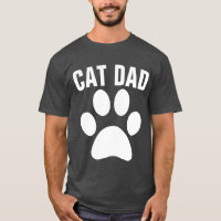 CAT-VATER Paw Print-T - Shirt