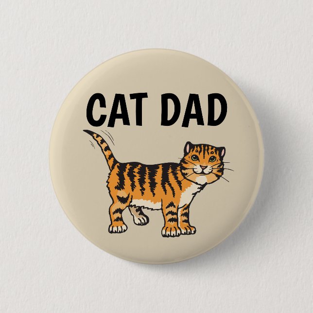 CAT-VATER-SCHALTFLÄCHEN BUTTON (Vorderseite)