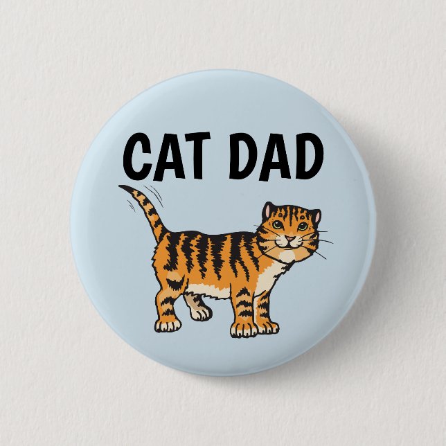 CAT-VATER-SCHALTFLÄCHEN BUTTON (Vorderseite)