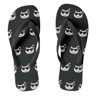 CAT-VATER SCHWARZE SLIPPER FLIP FLOPS