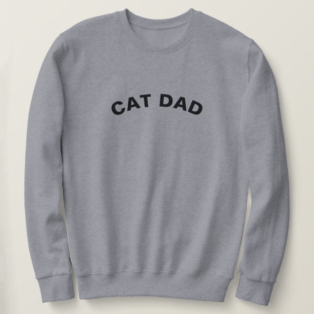 CAT-VATER-SWEATSHIRT SWEATSHIRT (Design vorne)