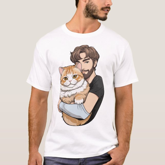 Cat Vater T Shirt (Vorderseite)