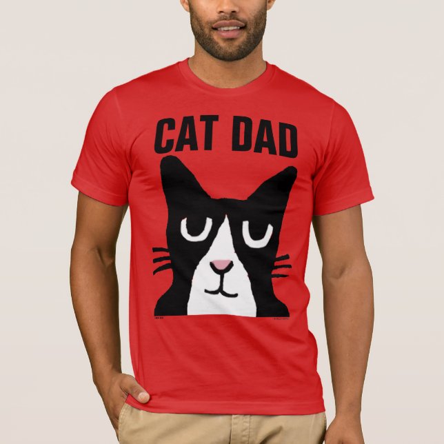 Cat-VATER Tuxedo-Katze T - Shirts, PandaKitty T-Shirt (Vorderseite)