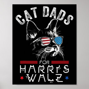 Cat Vaters für Harris Waltz 2024 US-amerikanische  Poster