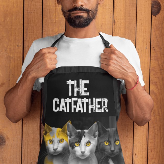 CAT VATHER CAT VATER KÜCHE SCHÜRZE (Von Creator hochgeladen)