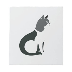 Cat Vector Art Animal Modern Urban Graphic City Notizblock