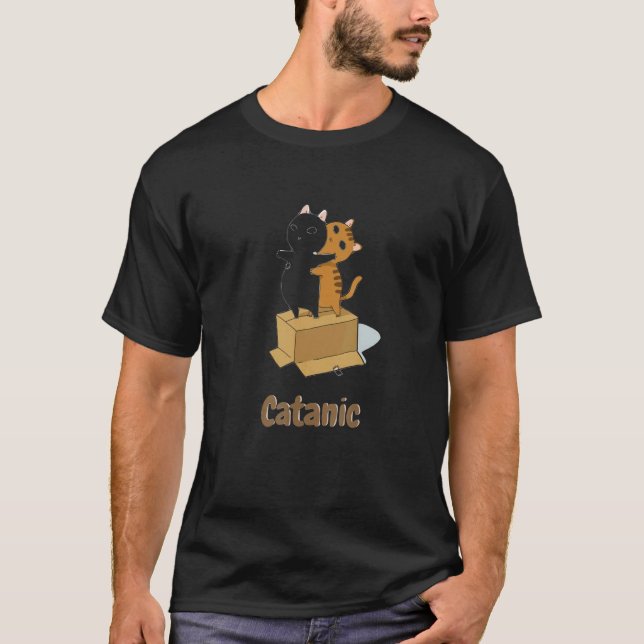 Cat version of Titanic catanic T-Shirt (Vorderseite)