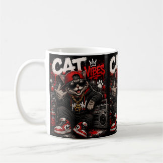 Cat Vibes – Urban Hip Hop Street Art Kaffeetasse