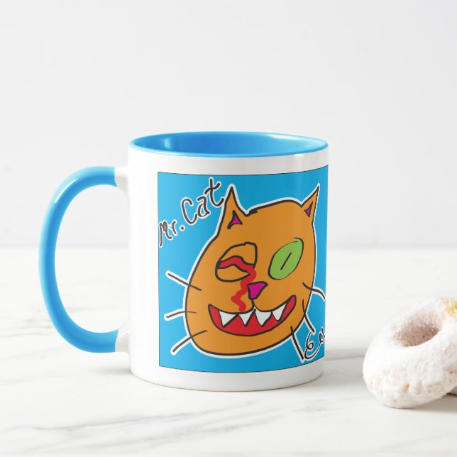 Cat von Eli Coffee Tasse (Mit Donut)