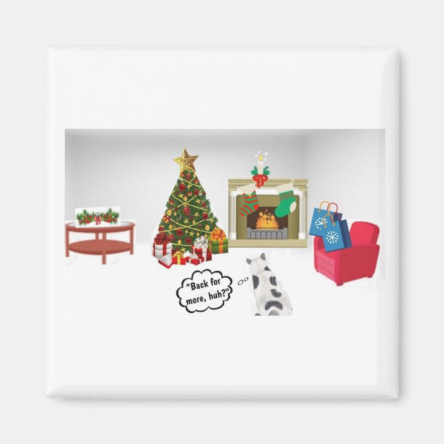 Cat vs. Tree Magnet (Vorne)