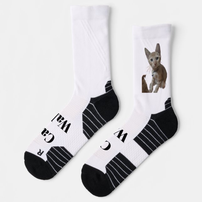 "Cat Walk", erstellen Sie Ihr eigenes, individuali Socken (Links)