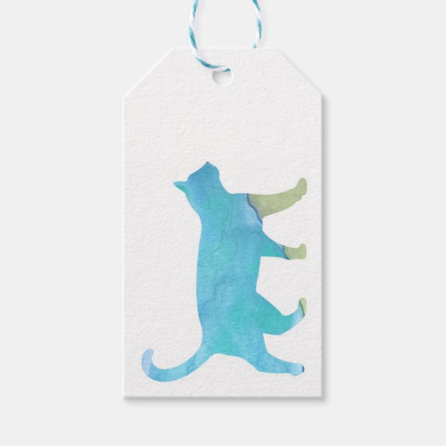 Cat Walk Geschenkanhänger (Vorderseite)