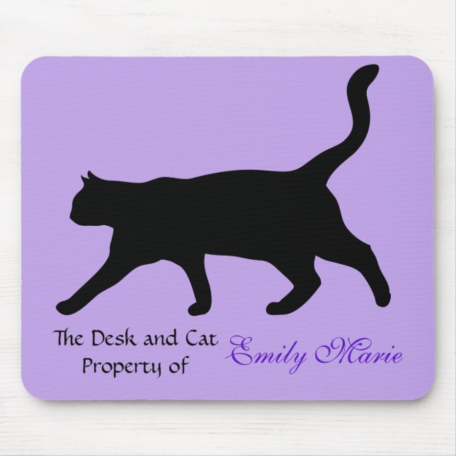 Cat Walk Silhouette: Mousepad (Vorne)