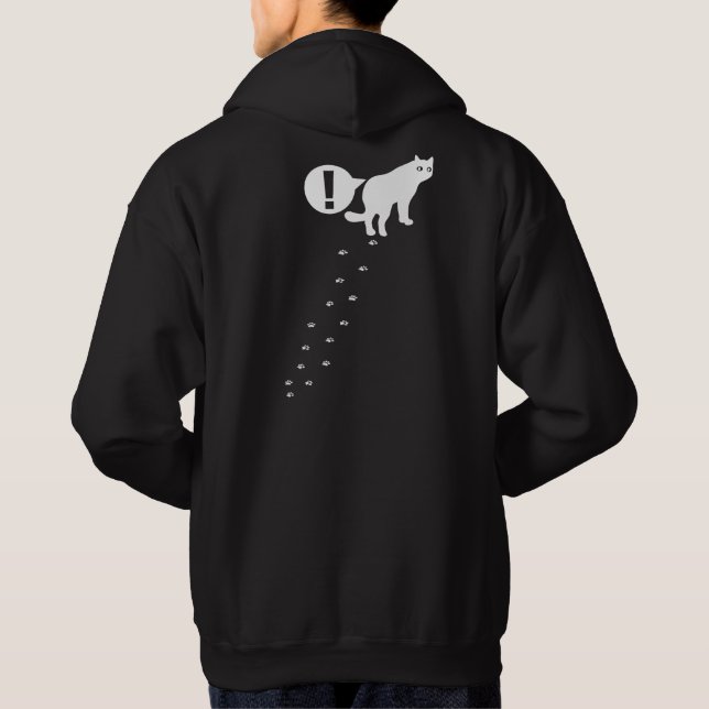 Cat_Walking Hoodie (Rückseite)