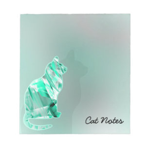 Cat Watercolor Animal for Cat Lovers Notizblock