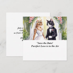 CAT-WEDD Speichern der Datumseinladung Save The Date