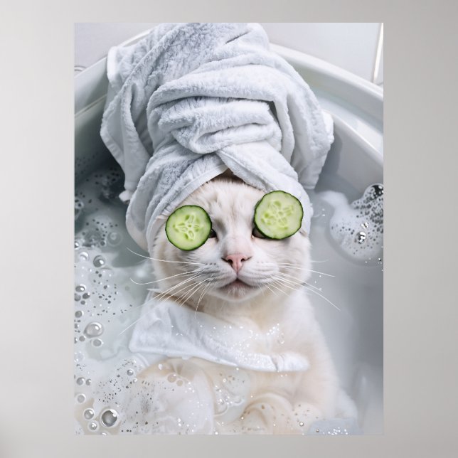 Cat Wellness-Center Day Wall Art Geschenk Poster (Vorne)