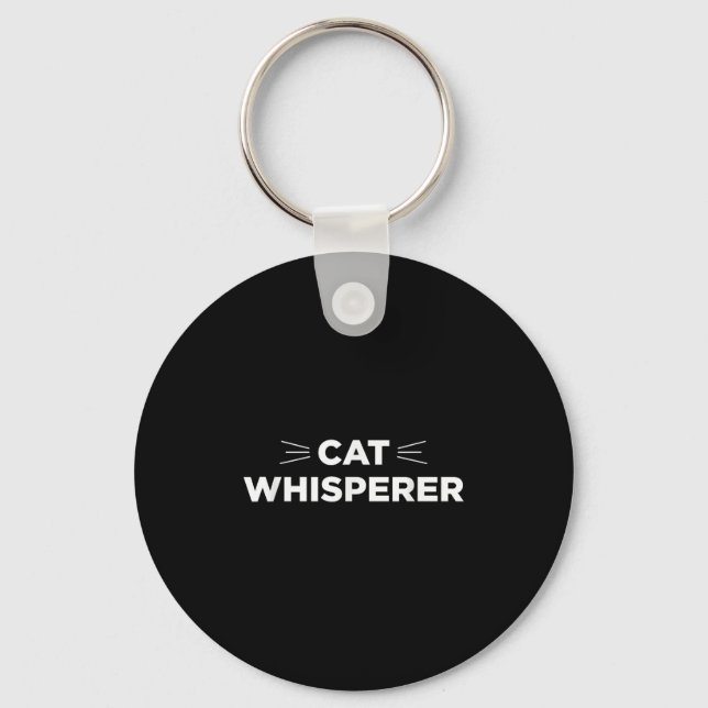 Cat Whisperer Schlüsselanhänger (Vorderseite)