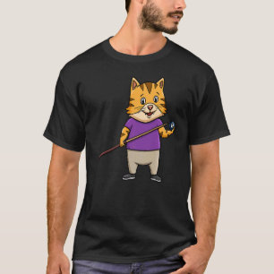 Cat Whisperer Snooker Pool Player Sport Billard T-Shirt