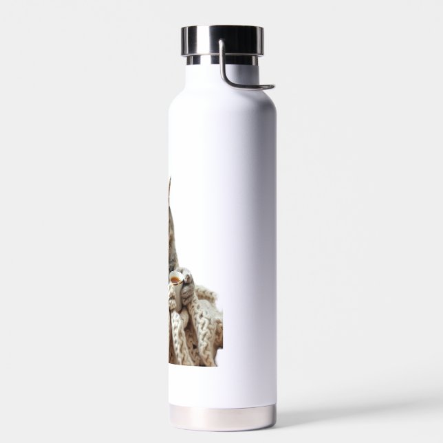 Cat Winter Tee genießen Trinkflasche (Links)