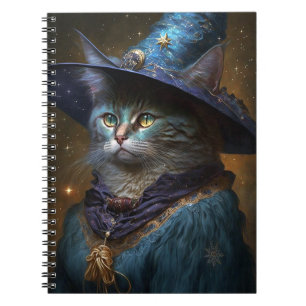 Cat Witch Fantasy Art Notizblock