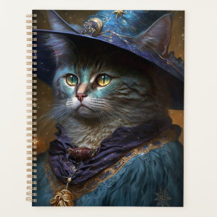 Cat Witch Fantasy Art Planer