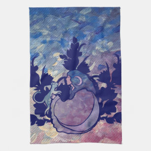 Cat Witch Moon Goddess Wiccan Geschirrtuch