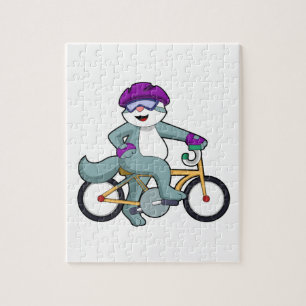 Cat with Bicycle Puzzle