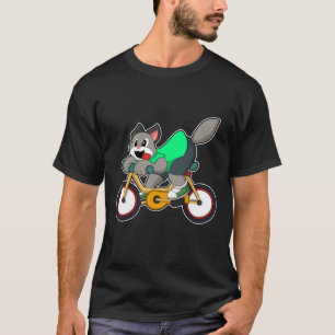 Cat with Bicycle T-Shirt