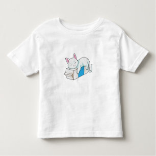 Cat with Milk Kleinkind T-shirt