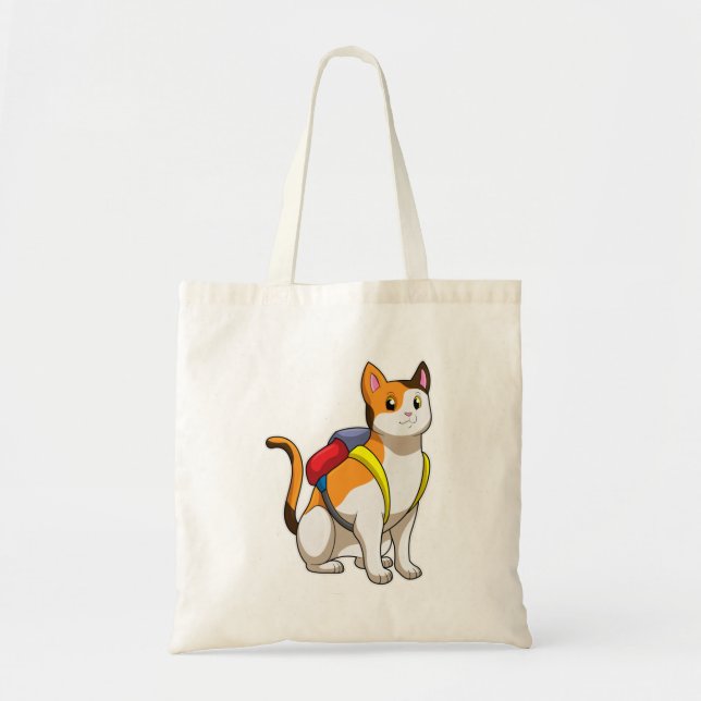 Cat with Satchel Tragetasche (Vorne)