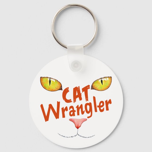 Cat Wrangler Schlüsselanhänger (Vorderseite)