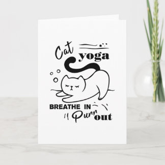 CAT YOGA BREATIERT EIN UND AUS KARTE