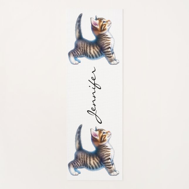 Cat Yoga Mat Yogamatte (Vorderseite)