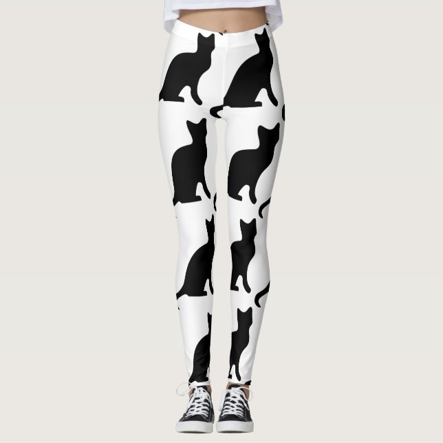 CAT-YOGA-PANTE LEGGINGS (Vorderseite)