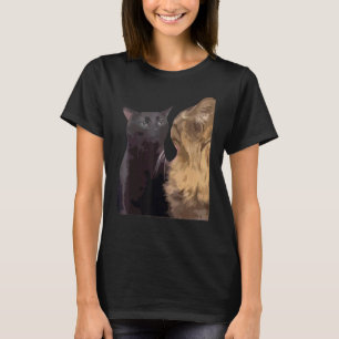 Cat Zoning Out Meme Beliebtes Internet-Meme CAT DA T-Shirt
