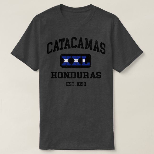Catacamas Honduras XXL Athletic Design T-Shirt (Design vorne)