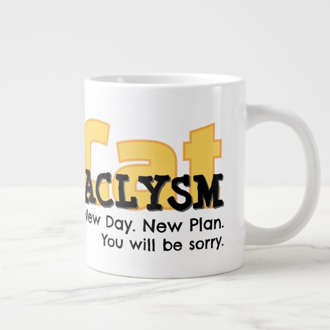 CatAclysm | No Regrets C. Posse Specialty Mug Jumbo-Tasse (Rechts)