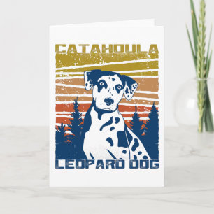 Catahoula Leopard Dog Geschenk Idee Karte